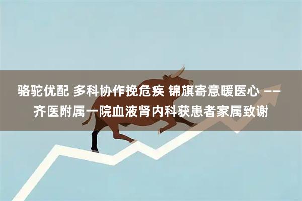 骆驼优配 多科协作挽危疾 锦旗寄意暖医心 —— 齐医附属一院血液肾内科获患者家属致谢